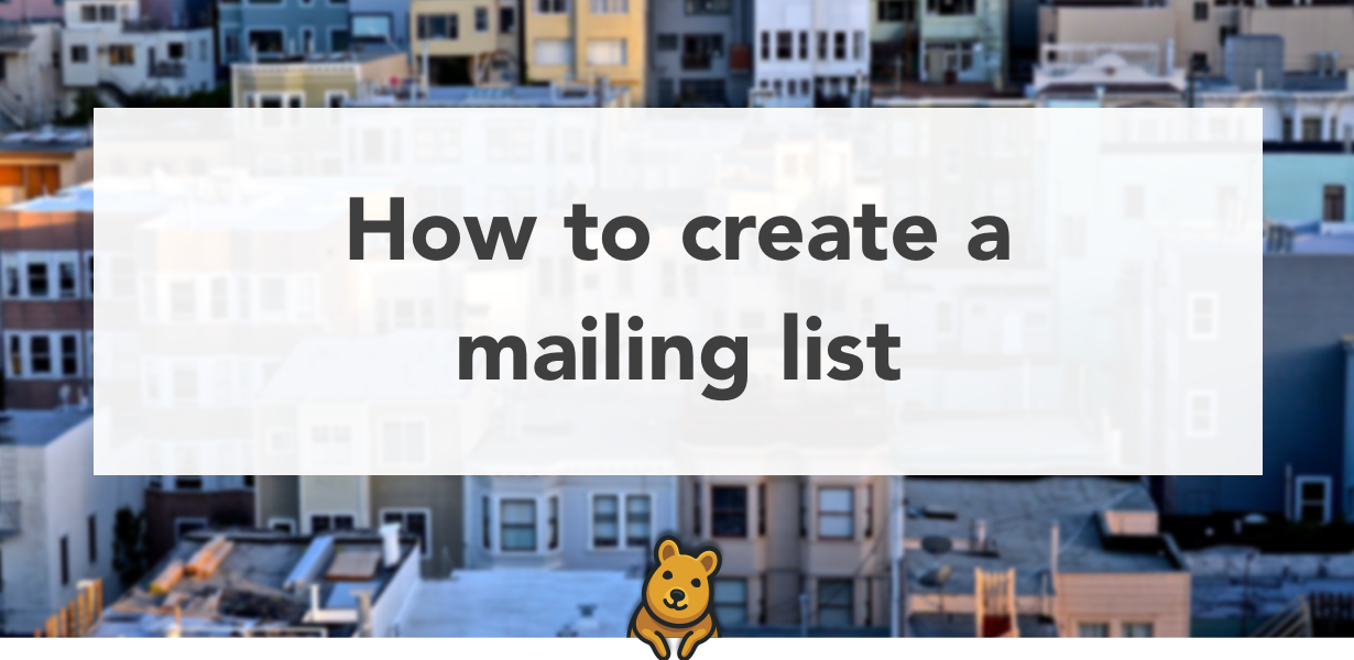 How To Create A Mailing List | Mailjoy Blog